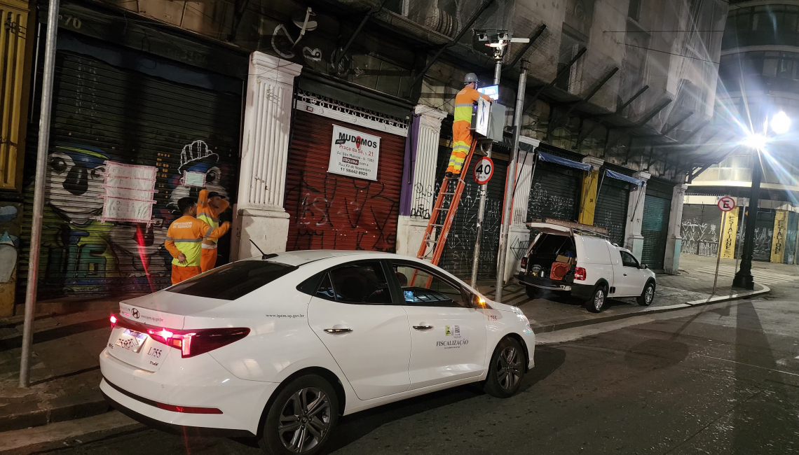 Na capital, Ipem-SP realiza verificação noturna de radares